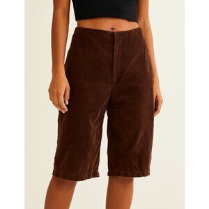 Vintage Y2K Studio M Brown Corduoury Coulette Bloomer Style Pants Size 12